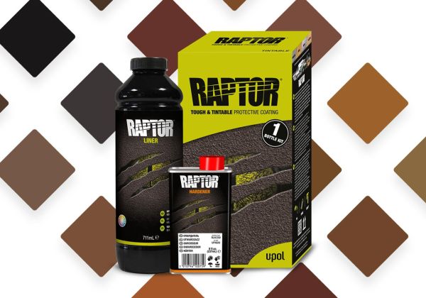 Raptor Lack Flaschen-Kit, Braun-Farbtöne