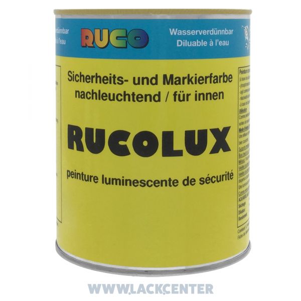 RUCOLUX phosphoreszierende Nachleucht Farbe