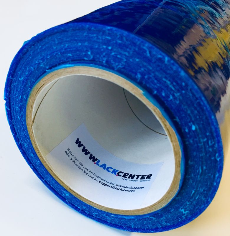 Schutzfolie aus Polyethylen auf Rolle, blau