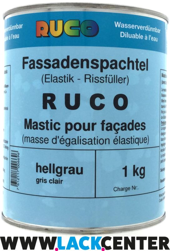 RUCO Fassadenspachtel - hellgrau