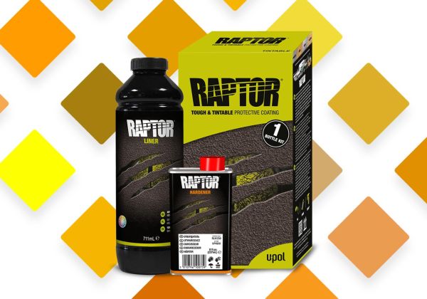 Raptor Lack Flaschen-Kit, Gelb-Farbtöne