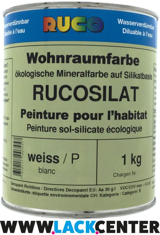 RUCOSiLAT mineralische Wohnraumfarbe