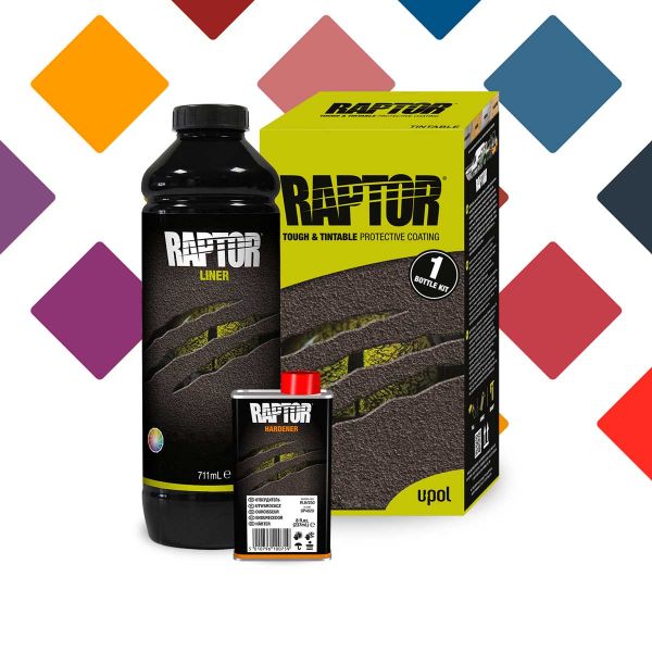 Raptor Kit Color, RAL- und NCS-Farbtöne