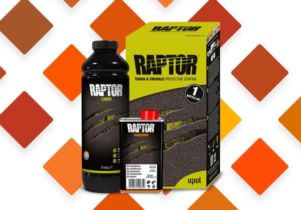 Raptor Lack Flaschen-Kit, Orange-Farbtöne