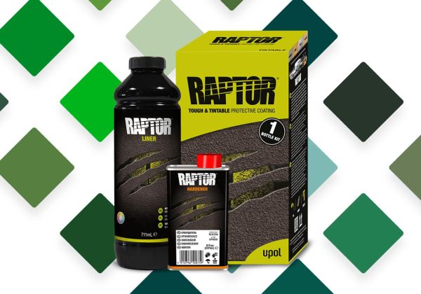 Raptor Lack Flaschen-Kit, Grün-Farbtöne