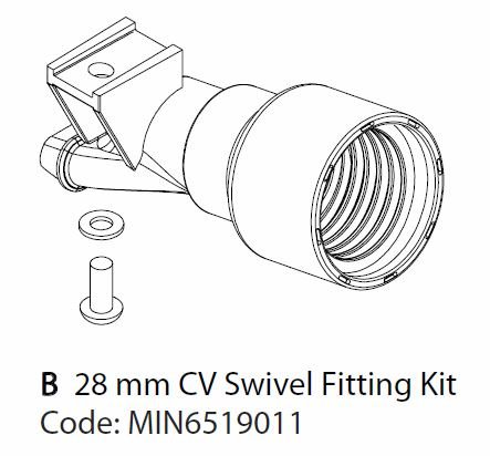 Mirka Absaugstutzen-Kit 28mm für CEROS