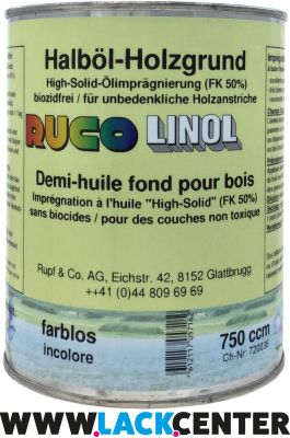 RUCOLINOL Halböl Holzgrund 0,75 / glanz