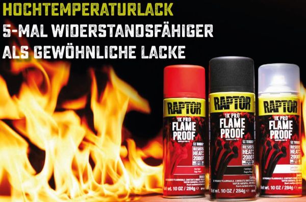 Raptor Feuerfest 1K-Spraydose, bis 1000°C
