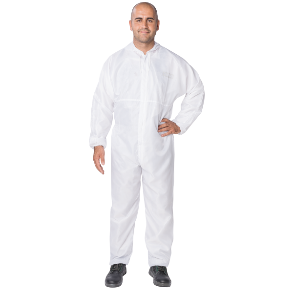 SATA Lackieroverall Suit White, weiß