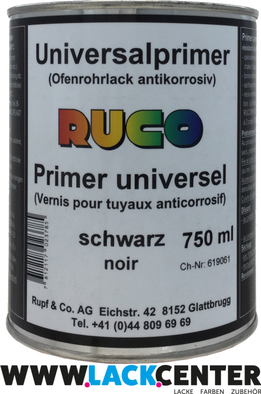 Universalprimer - Ofenrohrlack schwarz 300° Grad