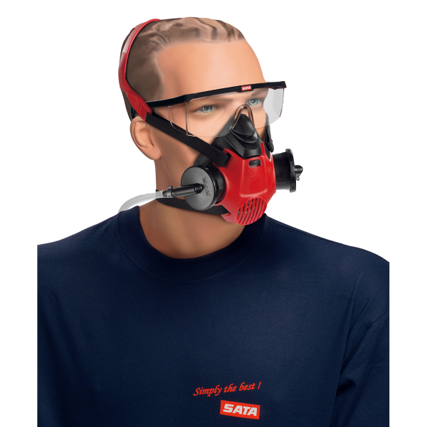 SATA air star C Halbmaske mit Atemluftschlauch, ohne Gurteinheit