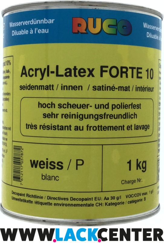 Acryl-Latex Forte 10 Wohnraumfarbe