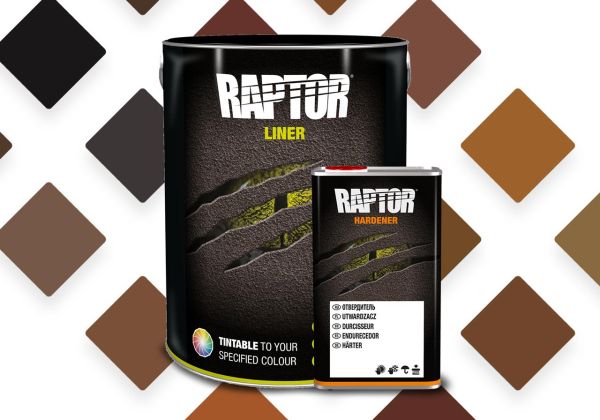 Raptor Lack Gebinde-Kit, Braun-Farbtöne