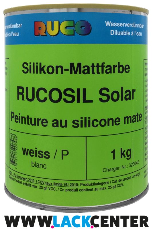 RUCOSIL Solar Fassadenfarbe selbstreinigend