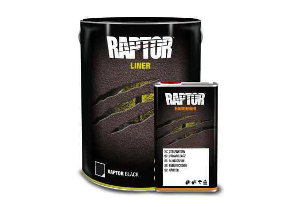 Raptor Lack Gebinde-Kit, Schwarz/Weiß-Farbtöne