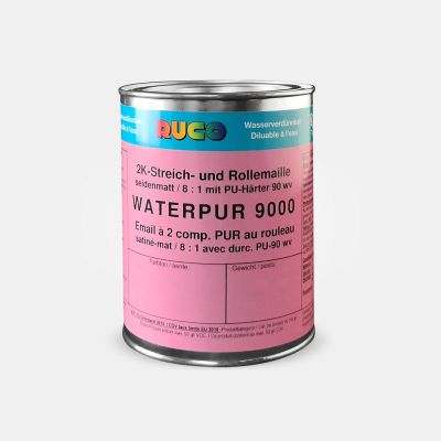 WATERPUR 9000 2K Streich- & Rollemaille Wasserlack 0,8 / seidenmatt
