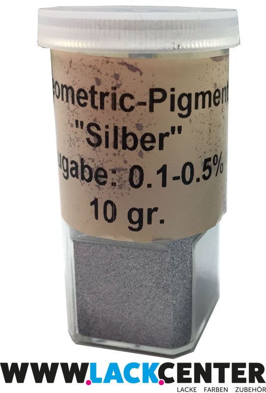 Pigment Geometric silber fein bunt glitzernd