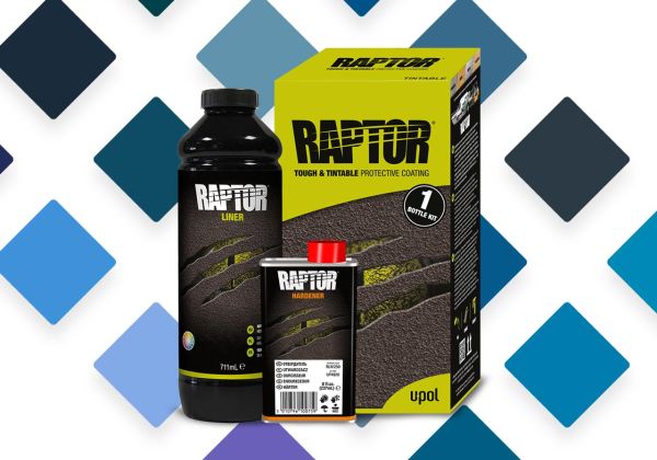 Raptor Lack Flaschen-Kit, Blau-Farbtöne